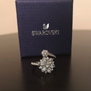 Swarovski flower ring